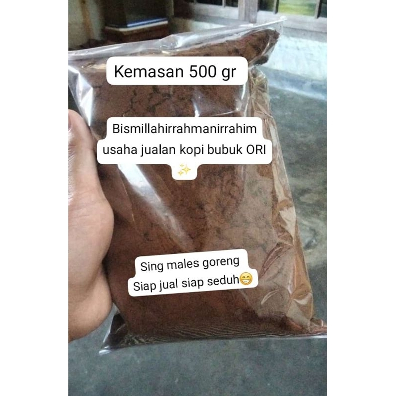 

bubuk kopi tubruk500gr