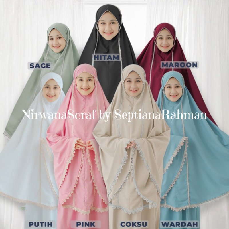 MUKENA TRAVELING AZIZAH ANAK TANGGUNG UMUR 10-13TAHUN