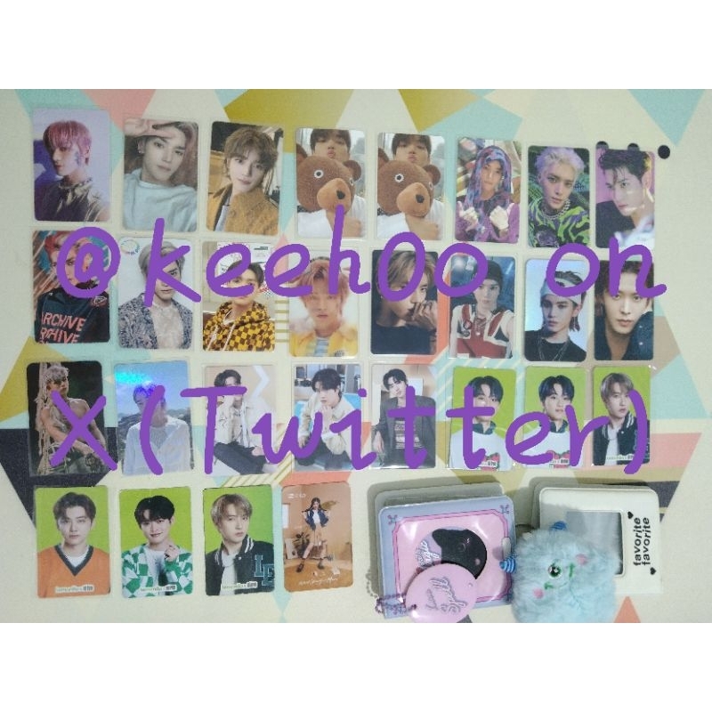 Photocard NCT WayV 127 DREAM Official Taeyong sticker boneka SuperM Neo Zone n ver,TFR 2nd player Re