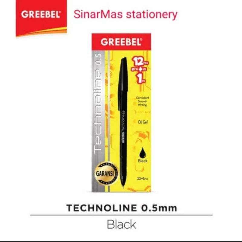 

GREEBEL BALLPEN TECHNOLINE 0.5 mm (12+1)