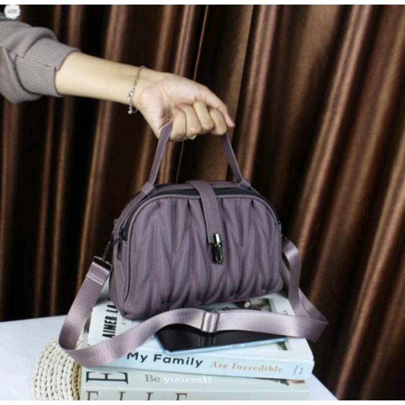 Tas selempang wanita motif bordir tas kekinian