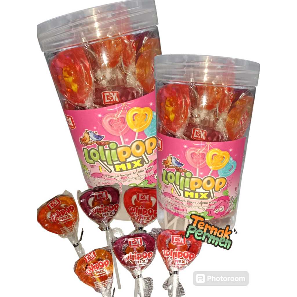 

DSM LOLLIPOP MIX TOPLES ISI 30 PCS