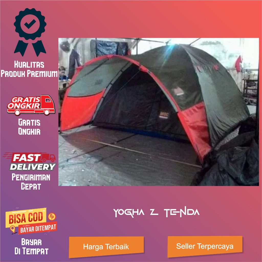 TENDA DOME 3X3 DOUBLE LAYER
