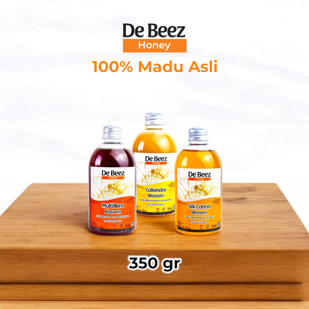 

De Beez Honey - Madu Asli Raw Honey 350 gr