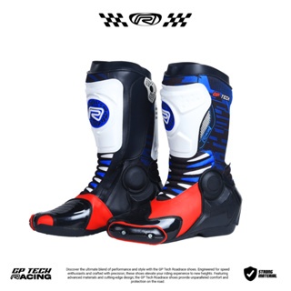 Sepatu GP Tech ROB1 Racing Red Blue