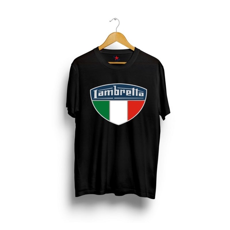 Baju Kaos Lambretta Logo Kaos Vespa Lambretta kaos dewasa Unisex pria Wanita | Ligar24 tshirt
