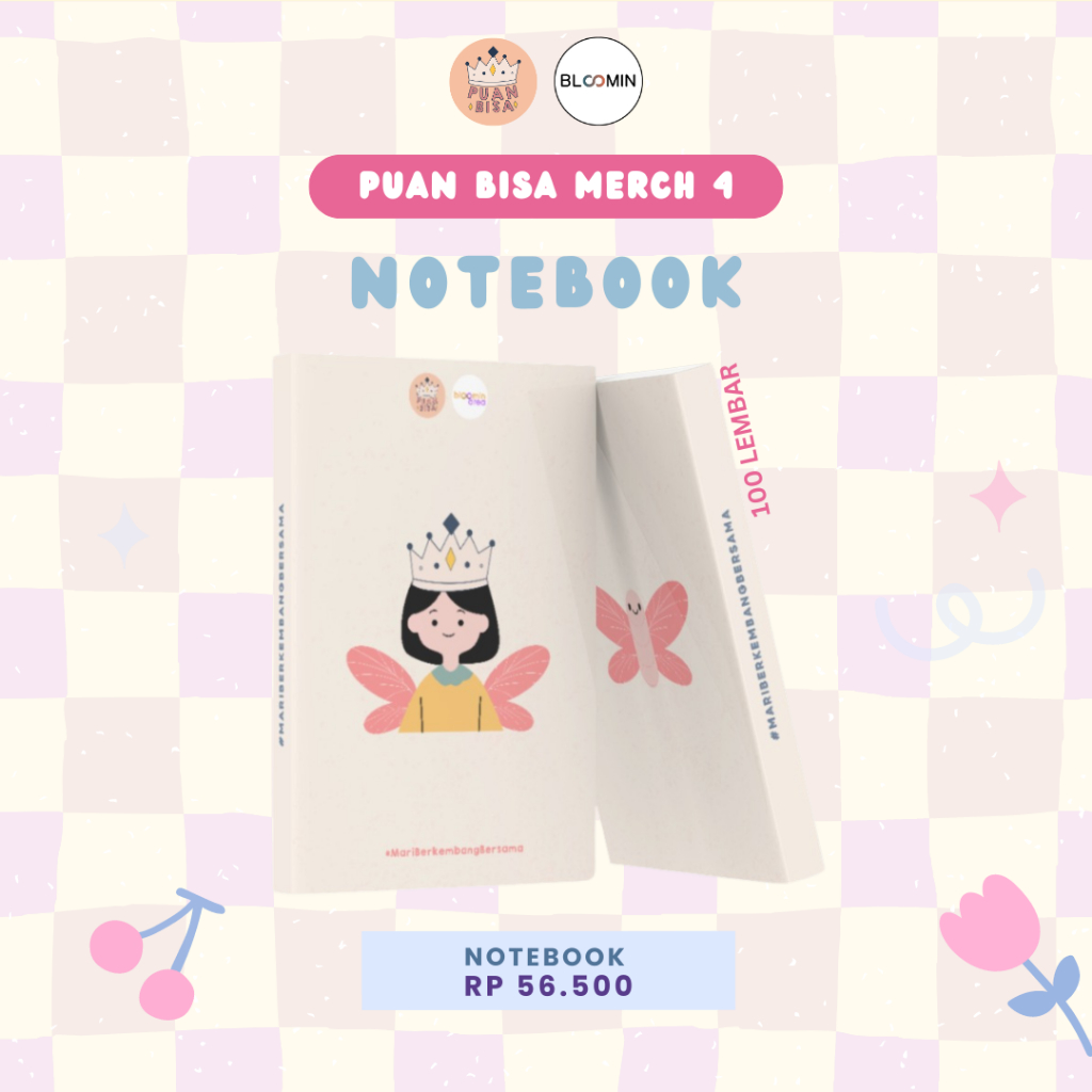 

Notebook Puan Bisa A5 - Buku Catatan/Buku Tulis 100 lembar