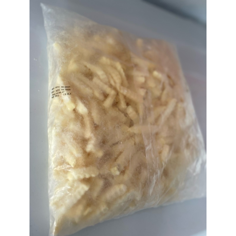 

Kentang Curah Crinkle cut / shoestring 2 kg