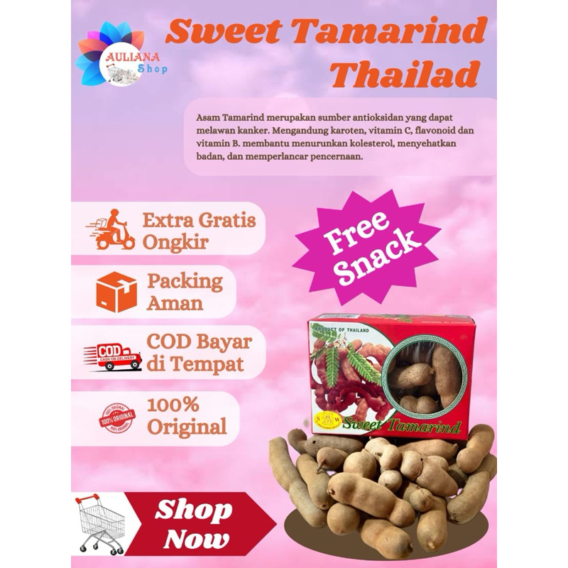

Sweet Tamarind Original Thailand 250gram