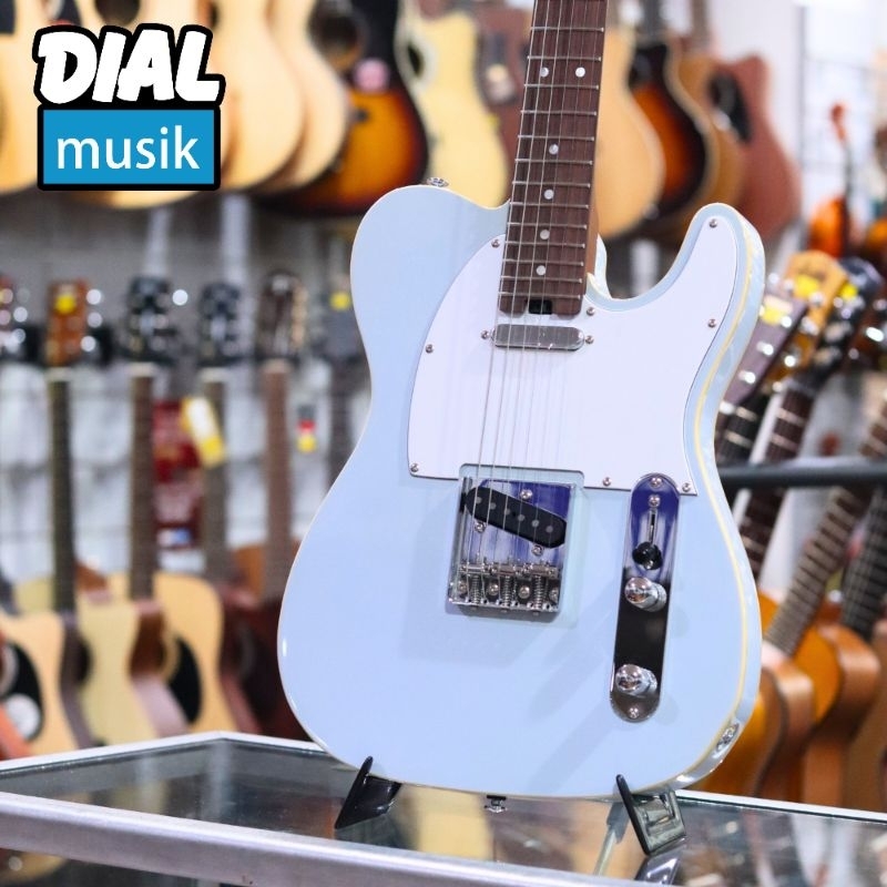 Soloking MT1-IB SNL Vintage Telecaster - Sonic Blue Roasted Maple