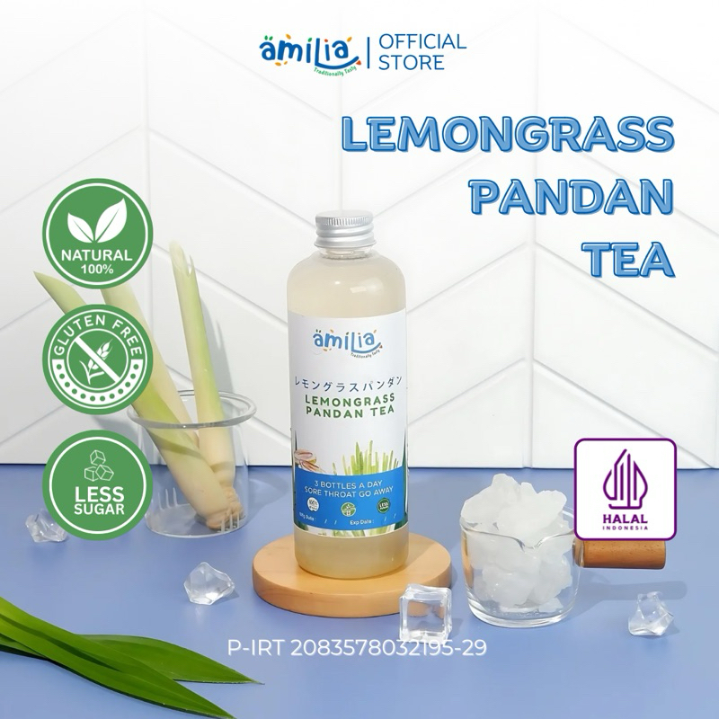 

Lemongrass Pandan Tea - Teh herbal, Tinggi antioksidan, meredakan panas dalam, sakit tenggorokan, menurunkan kolesterol