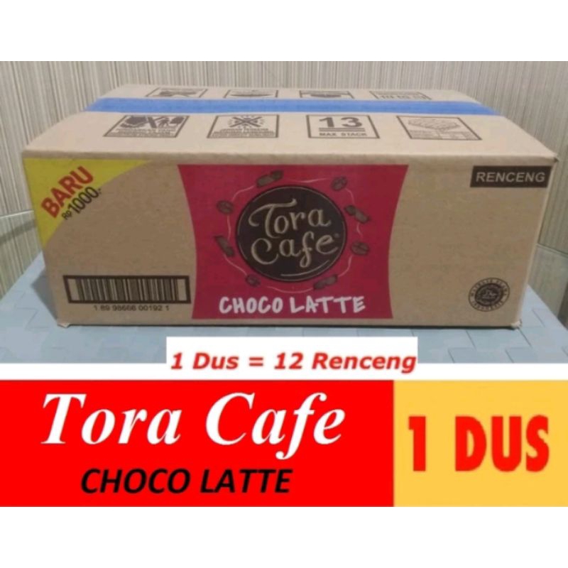 

Tora cafe chocolate 1 dus isi 12 renceng