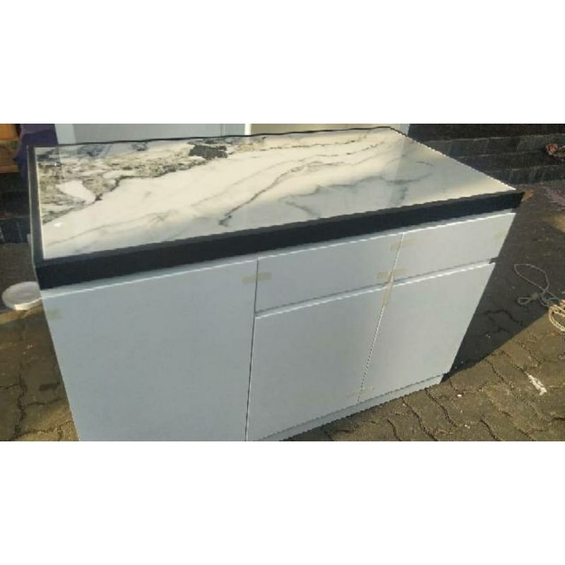 kitchen set bawah 2 muka top table granit