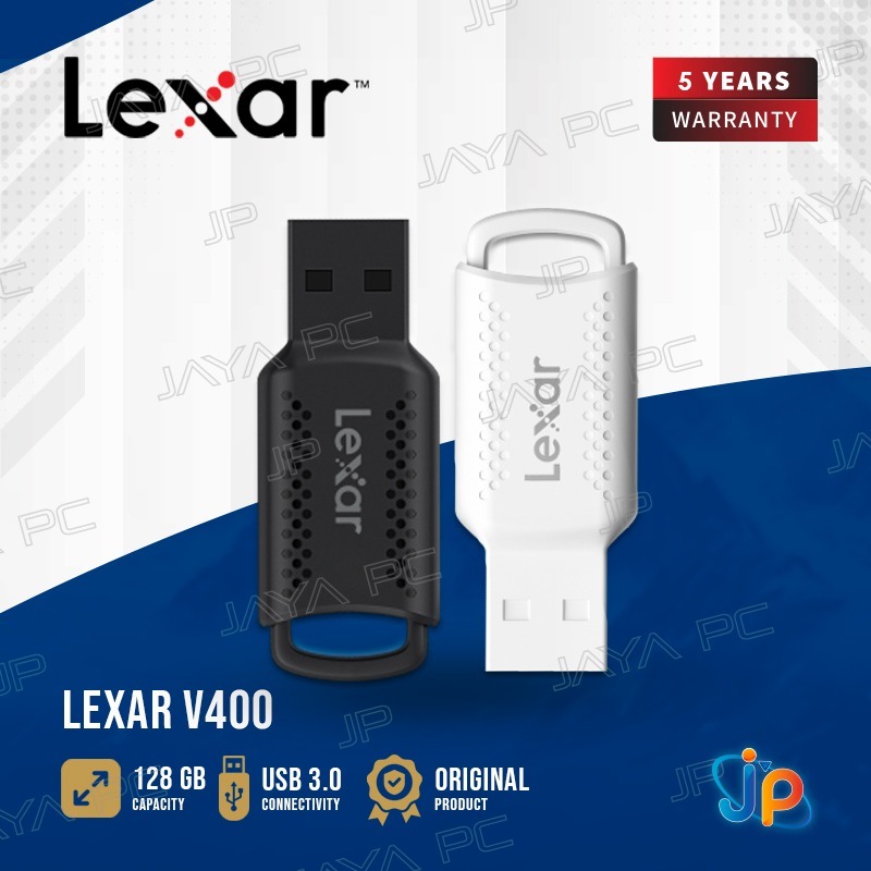 FlashDisk Lexar V400 Jumpdrive 128GB - Flash Disk 128 GB USB 3.0