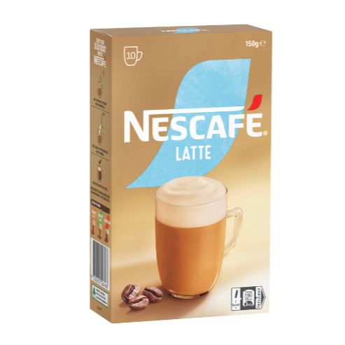 

Nescafe Coffee Sachets Latte | 10 pack