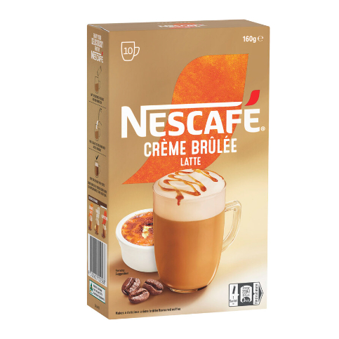 

Nescafe Creme Brule Latte Coffee Sachets | 10 pack