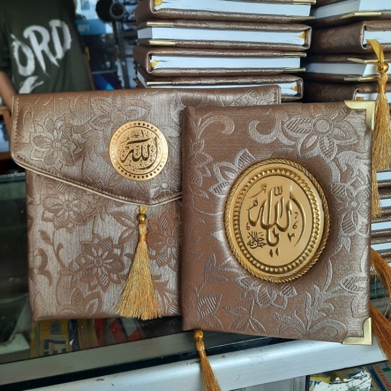 buku yasin dan tahlil isi 208 halaman bahan oskar + dompet