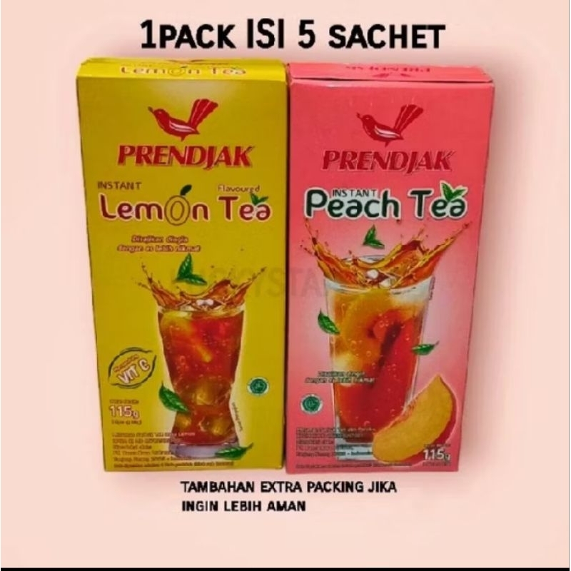 

Teh instant Prendjak box 5x23 gr Lemon/Peach Tea