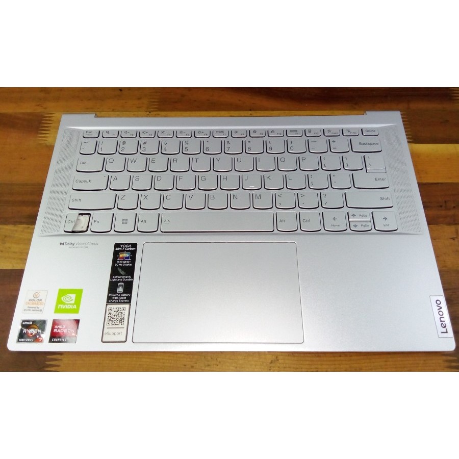 Frame Keyboard Palmrest Keyboard Lenovo Yoga Slim 7 Carbon