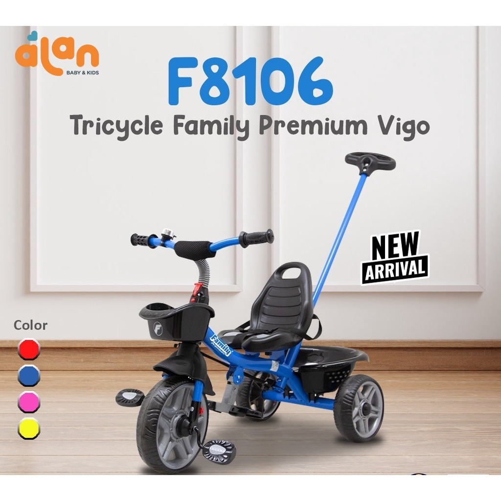 Family Sepeda Roda 3 Anak F8106 Premium Vigo