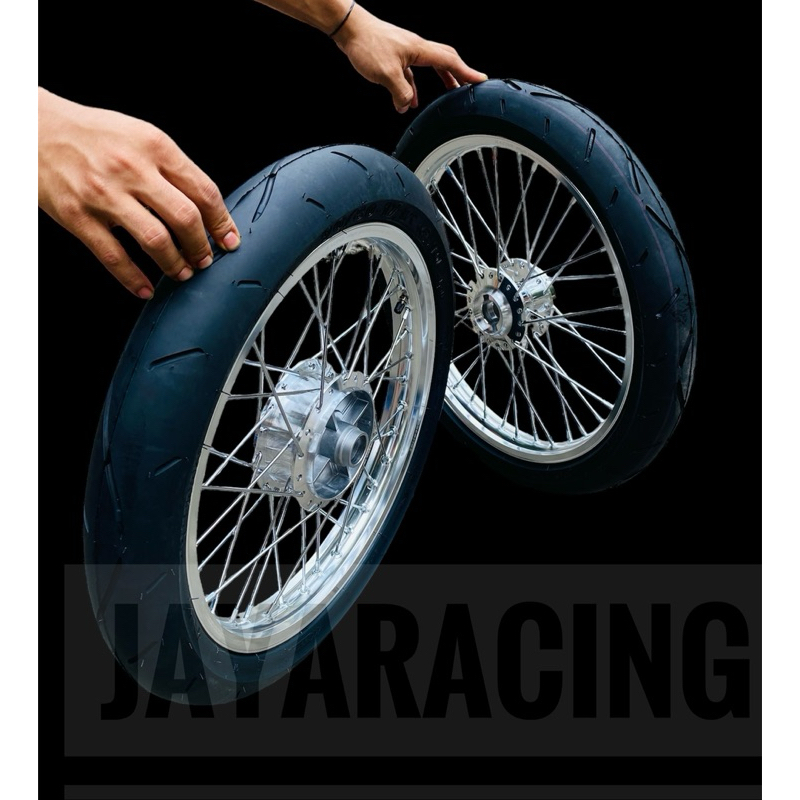 VELG SCARLET MODEL TK JAPAN SET BAN DONAT TUBLES ROAD RACE SHOGUN SMASH VELG SUDAH STELL