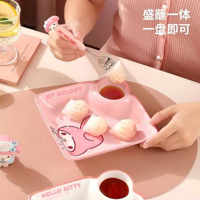 PIRING SEKAT KERAMIK KARAKTER | PIRING KERAMIK MELODY