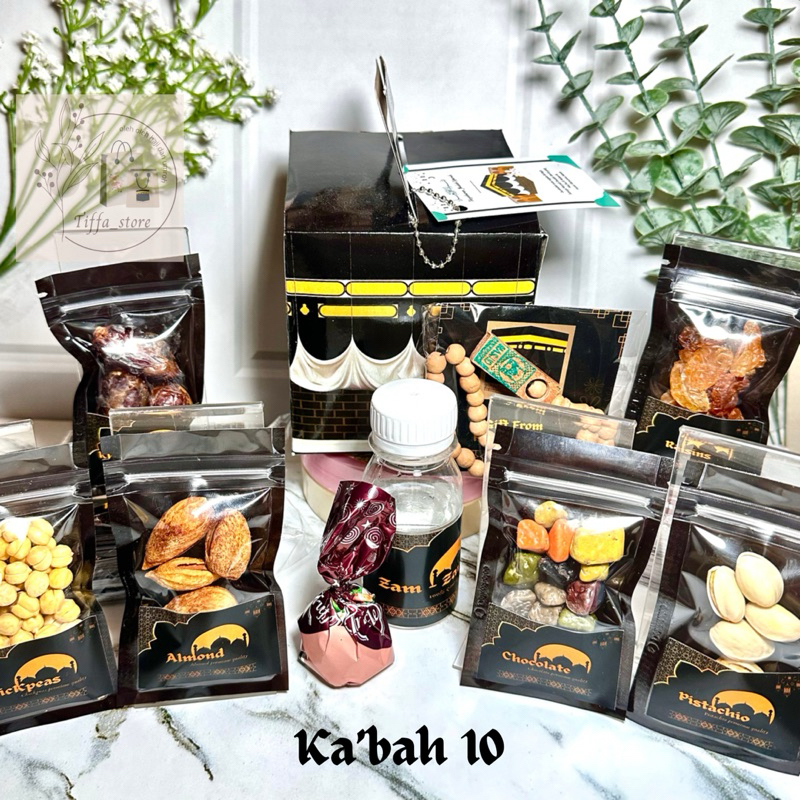 

oleh oleh umroh / oleh oleh haji dan umroh / oleh oleh umroh kemasan ziplock dengan dus kabah