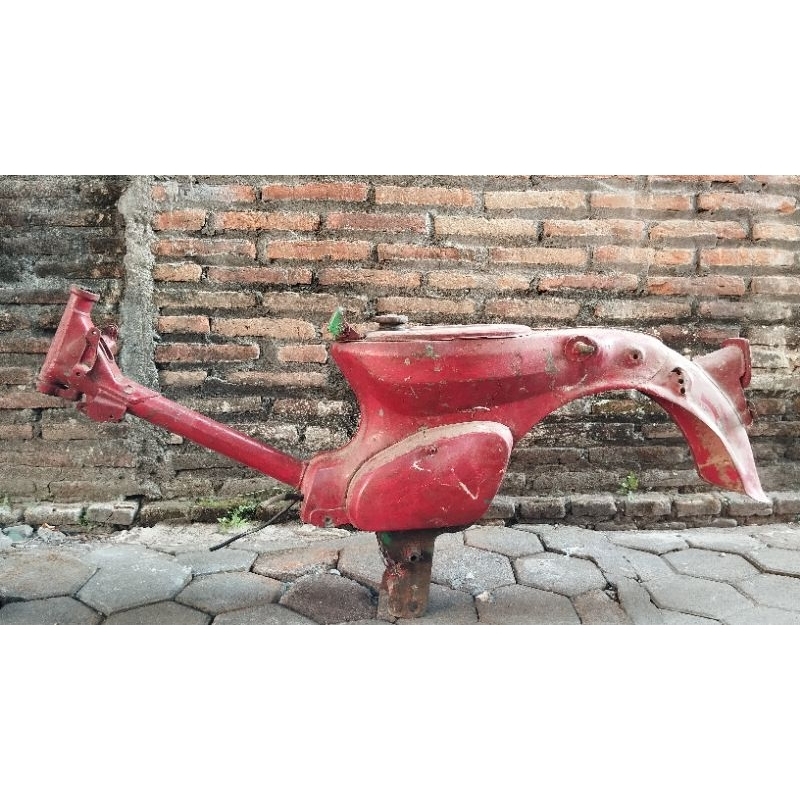 rangka frame honda c70 bekjul olong pitung ori