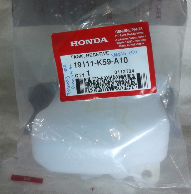 19111K59A10 TANK RESERVE TABUNG AIR RADIATOR VARIO 150 HGP ORI 100%