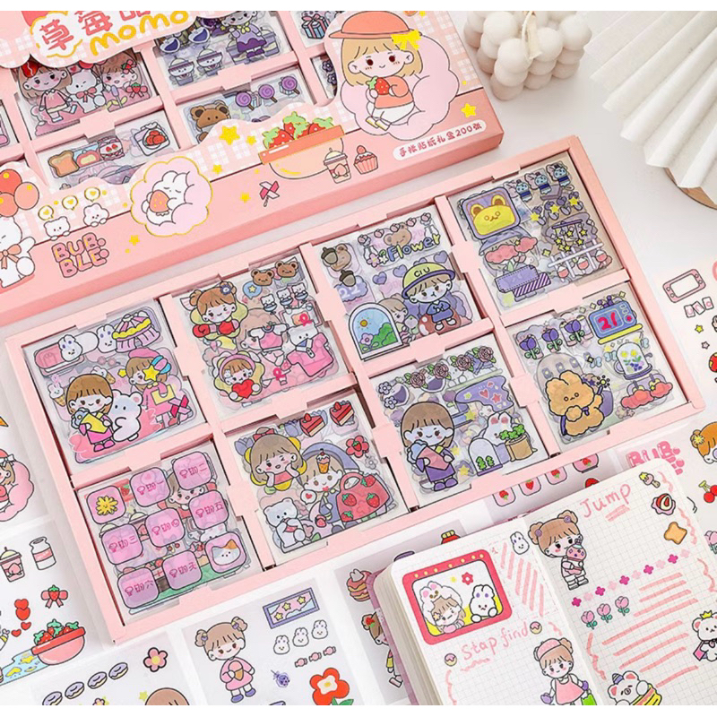 

STIKER MOMO 1 lembar uk 7cmx7cm