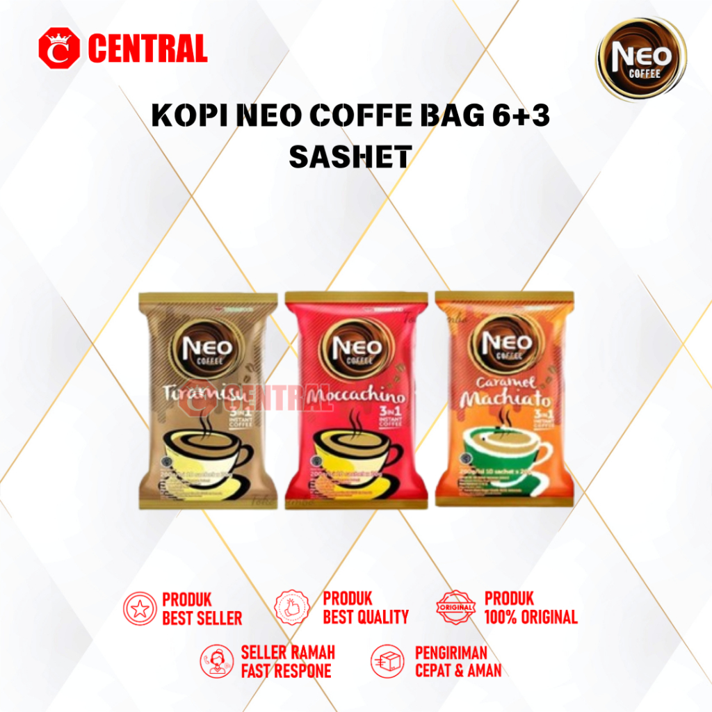 

KOPI NEO COFFEE BAG 6+3sashet