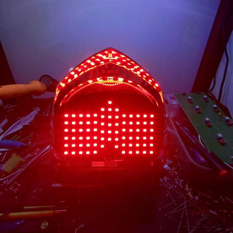 Stoplamp lampu rem running cb150r old