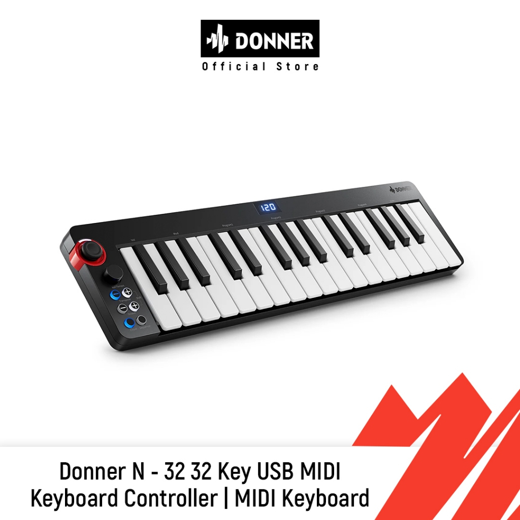 Donner N - 32 32 Key USB MIDI Keyboard Controller | MIDI Keyboard