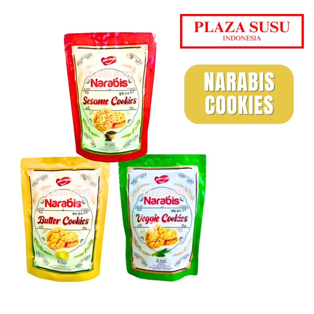 

KUKIS NARAYA COOKIES NARABIS CAMILAN JAJANAN 220 G ISI 8 SACHETS BISKUITS IMPOR