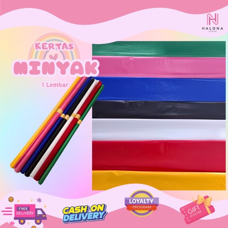 

1 Lembar Kertas Minyak / Kertas Wajik / Kertas Layangan Lembaran