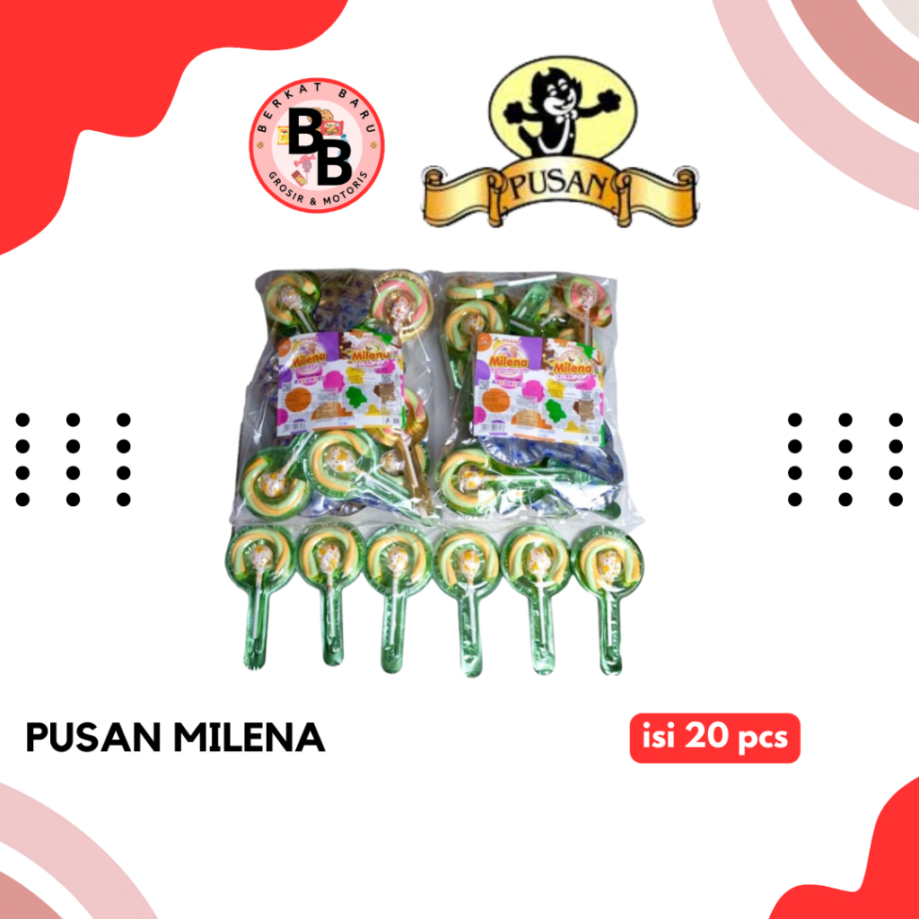 

[BB SNACK] PUSAN MILENA MARSHMALLOW ISI 20PCS