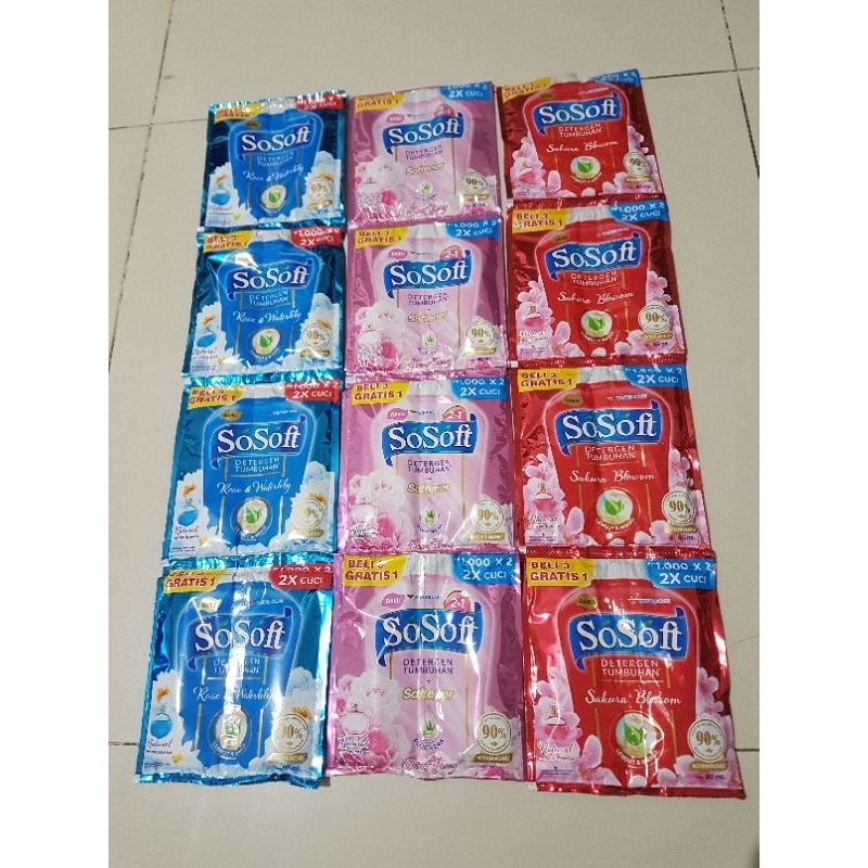 Sosoft  sachet (3gratis1)