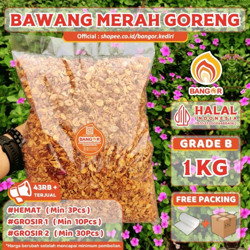 Bawang Goreng 1 kg Brebes