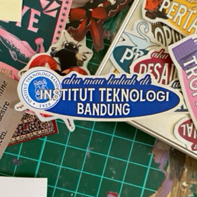 

sticker design kampus jurusan profesi keren bisa custom hehe beli pls