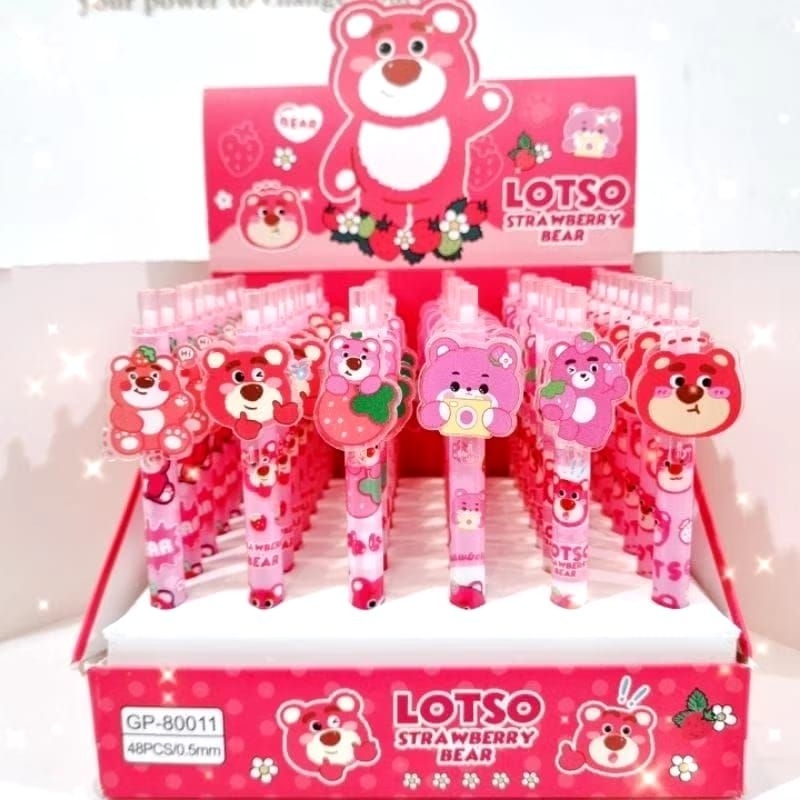 

2 Pcs Pulpen Gel Mekanik Lotso GP-80011