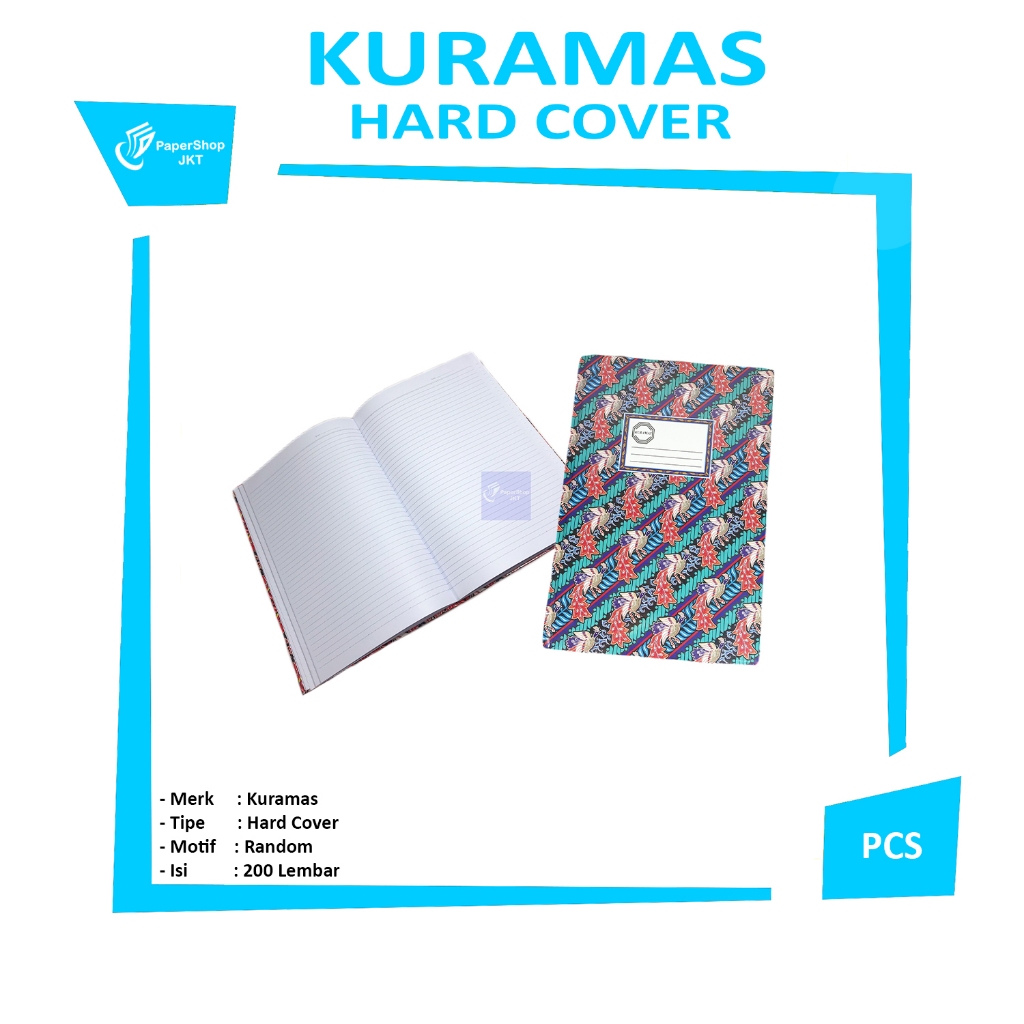 

KURAMAS - Buku Folio Hard Cover 200 Lembar - Pcs