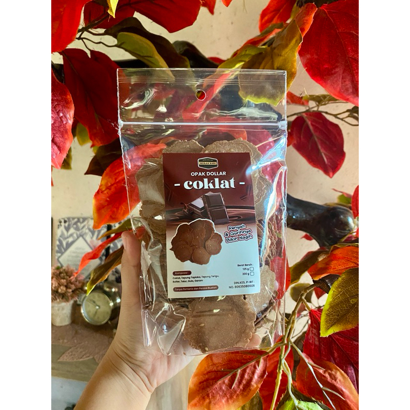 

Megah Sari Opak Dollar Coklat Premium (tanpa pemanis dan perasa buatan) Cemilan manis untuk keluarga tercinta