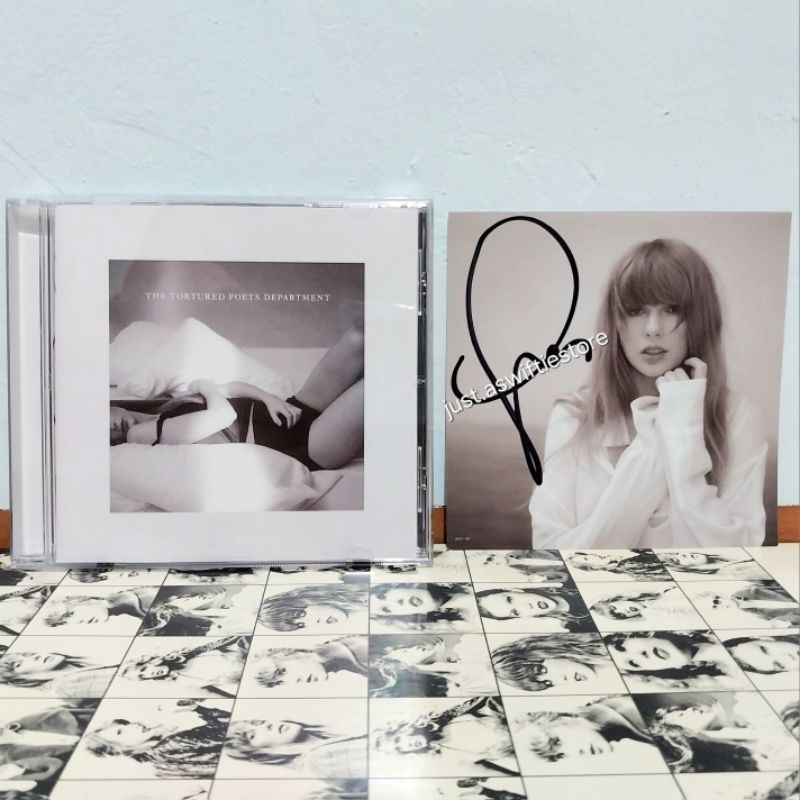 [SIGNED] Taylor Swift Signed TTPD CD THE TORTURED POETS DEPARTMENT Official Merch Merchandise Import