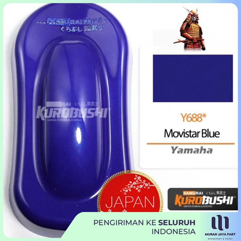 BIRU MOVIESTAR Y688 MOVIESTAR BLUE YAMAHA SAMURAI PAINT