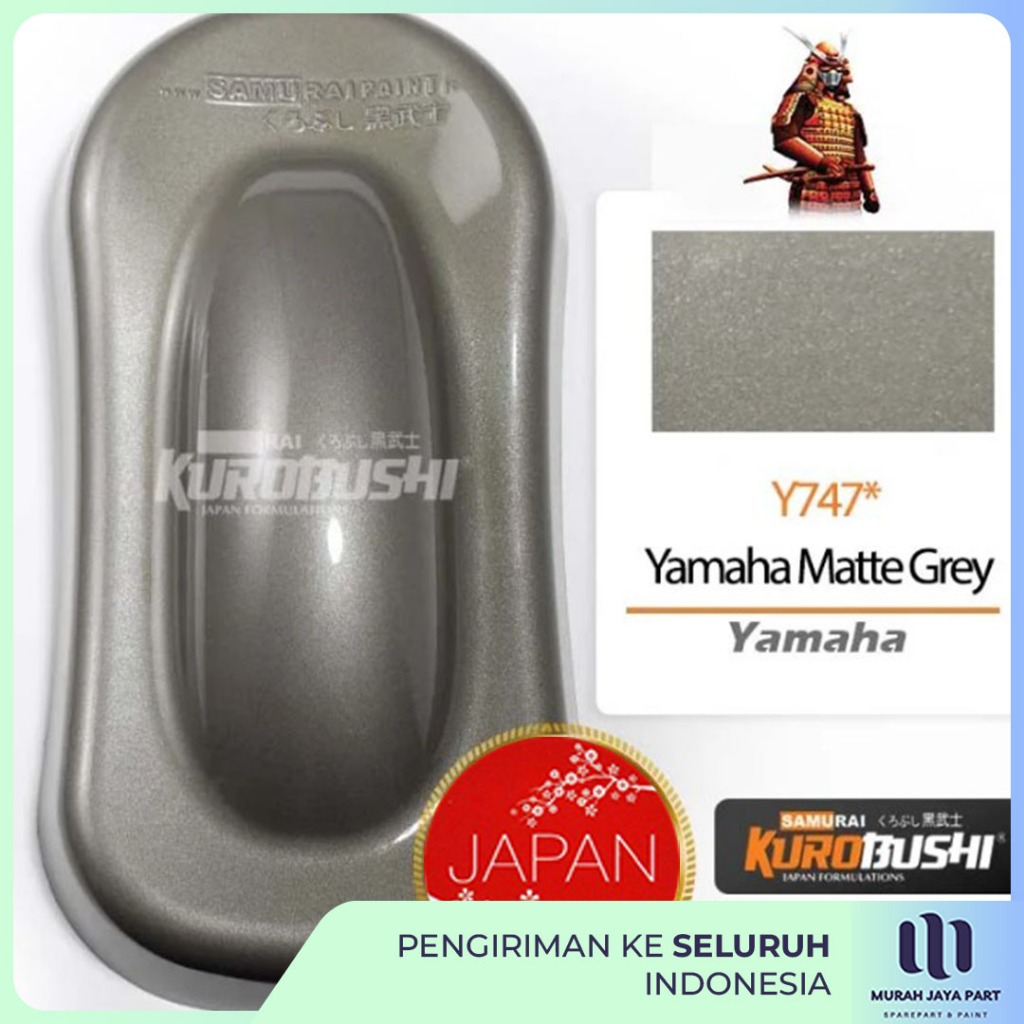 ABU-ABU MATTE Y747 MATTE GREY YAMAHA SAMURAI PAINT
