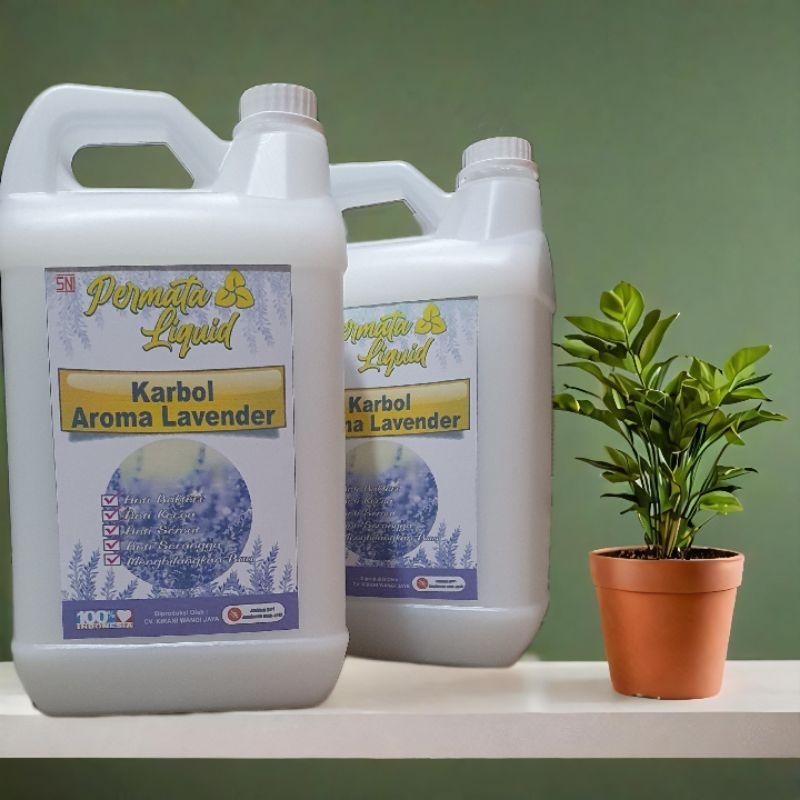 PERMATA LIQUID Sabun Pel Lantai Aroma Lavender Jrigen 5 Liter