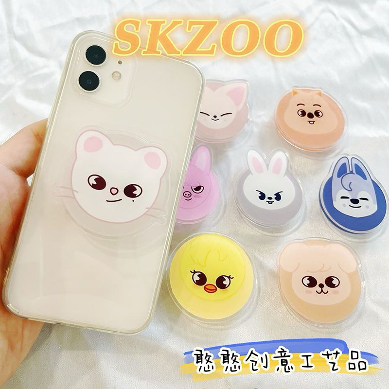 POPSOCKET SKZOO STRAYKIDS | GRIPTOK HYUNJIN FELIX BANGCHAN LEEKNOW IN HAN CHANGBIN SEUNGMIN
