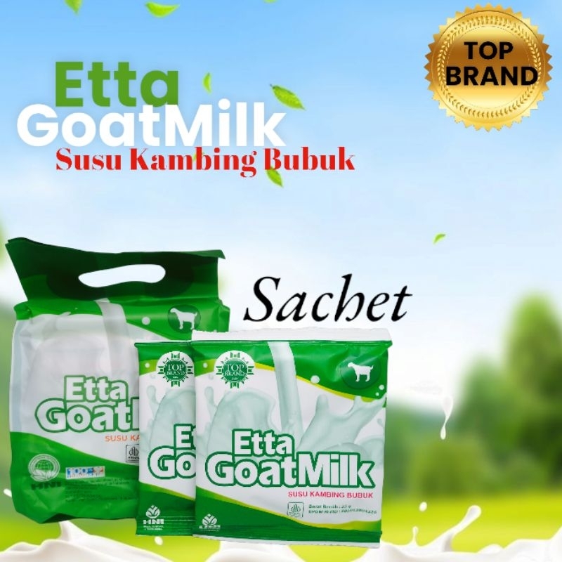 

Susu Kambing etawa ETTA GOAT MILK ( EGM ) sachet / per sachet