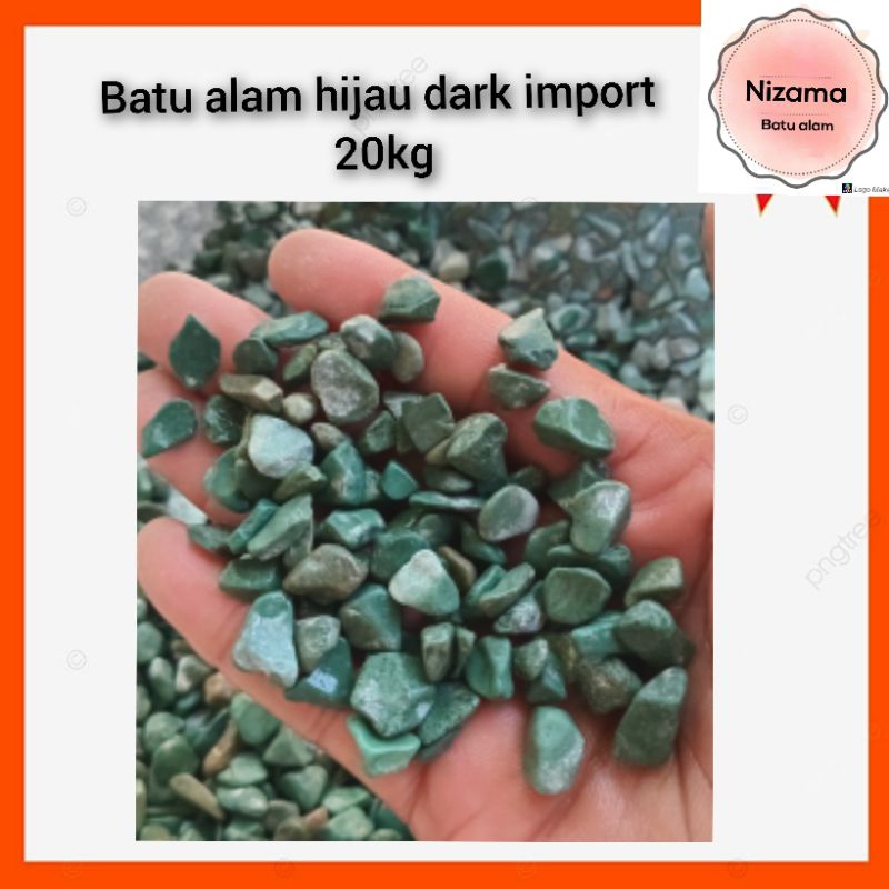 Batu hujau grend japan 20kg/Batu hijau/Batu alam/Batu taman/Batu koral/Batu aquarium/Batu sikat/Batu