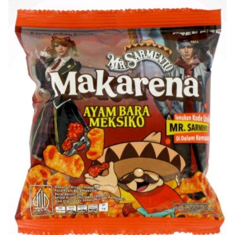 

MAKARENA AYAM BARA MEKSIKO | SAMBEL LIMO NETTO 10 PCS
